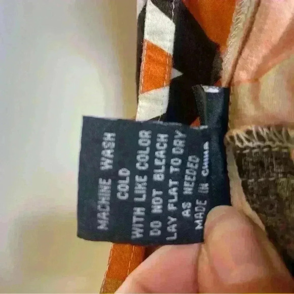 Vintage Western Fringed Skirt with Fall Colors Design Size Large - Picture 9 of 12